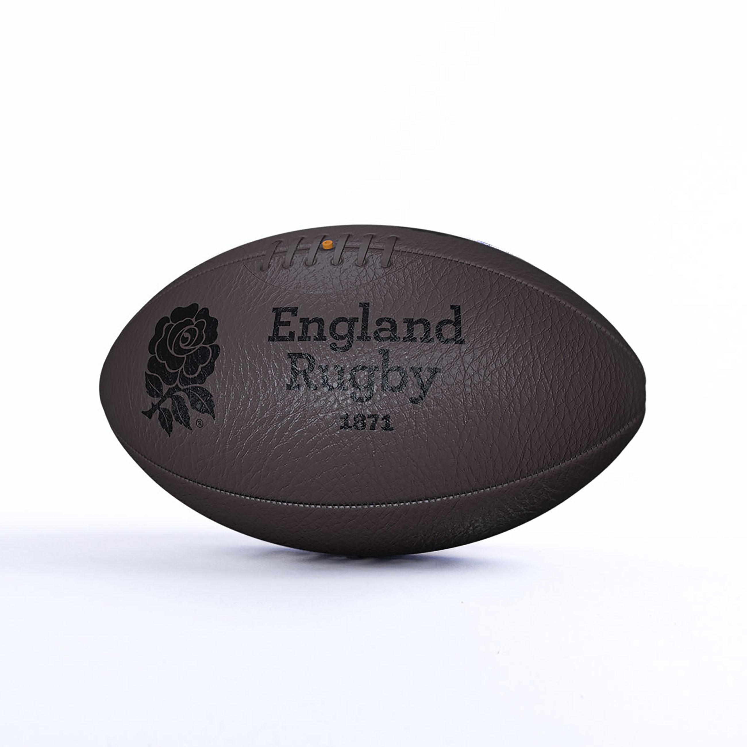 gilbert-rugby-england-vintage-ball-pallone-da-rugby-in-pelle-taglia-5-dark-tan image 2