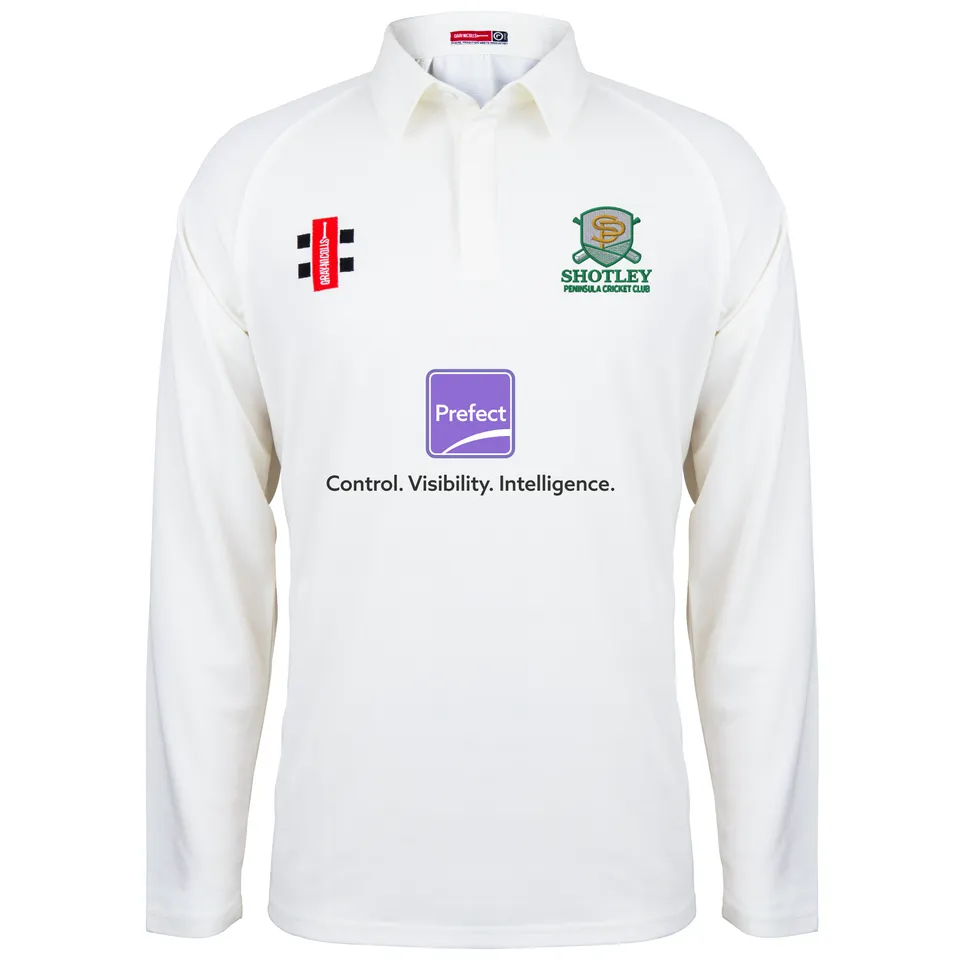 gray-nicolls-matrix-v2-maglia-cricket-m-l-shotley-peninsula-cc-senior-avorio image 1
