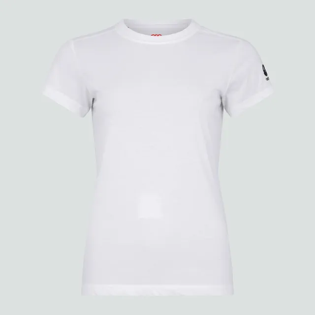 canterbury-club-plain-tee-donna-bianco image 1
