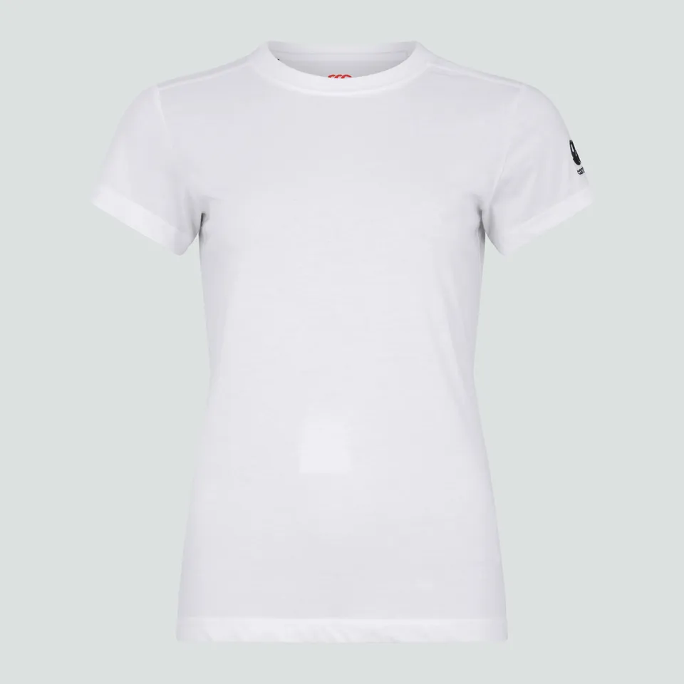 canterbury-club-plain-tee-donna-bianco image 1