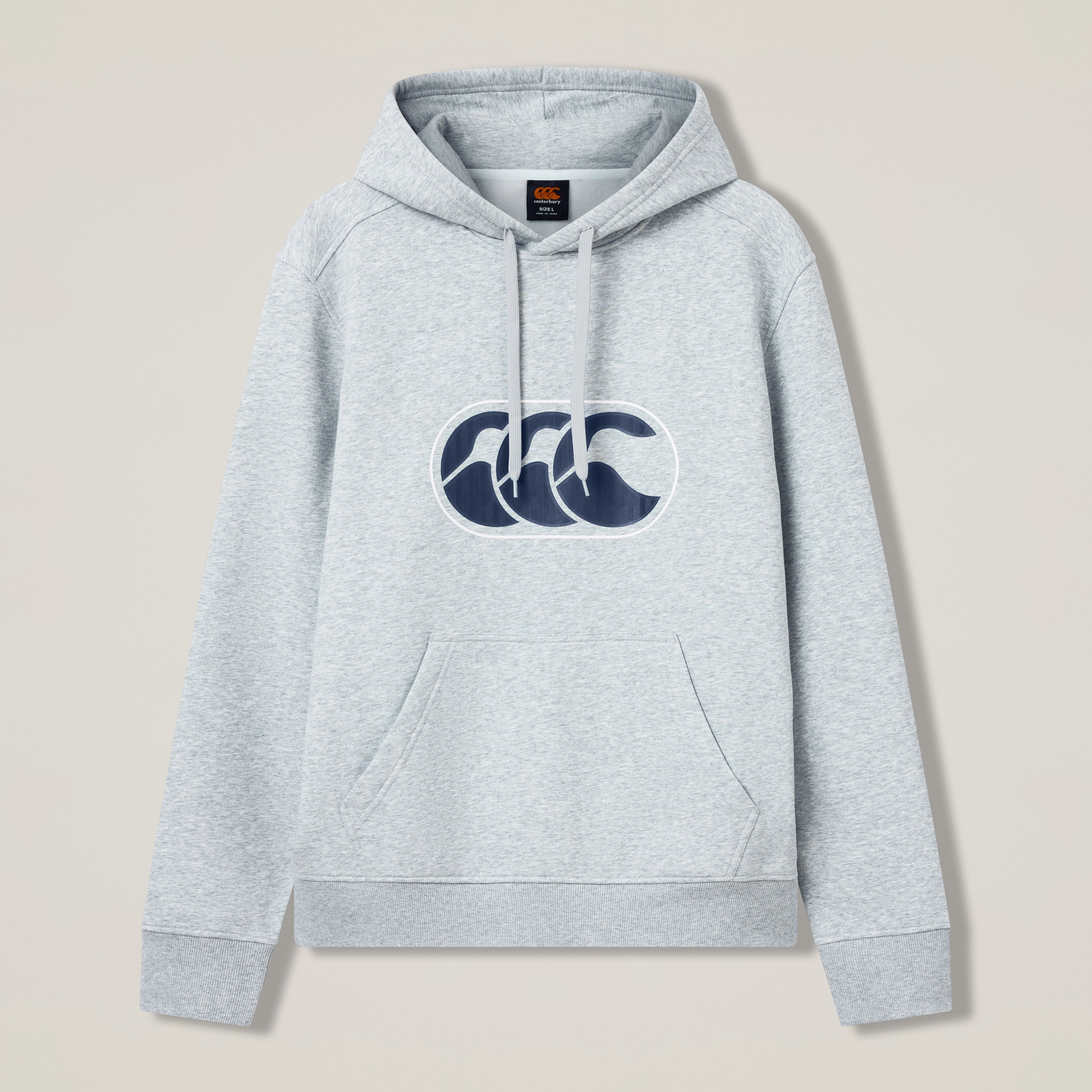 canterbury-rakaia-2-0-felpa-hoodie-con-cappuccio-grigia-uomo image 1