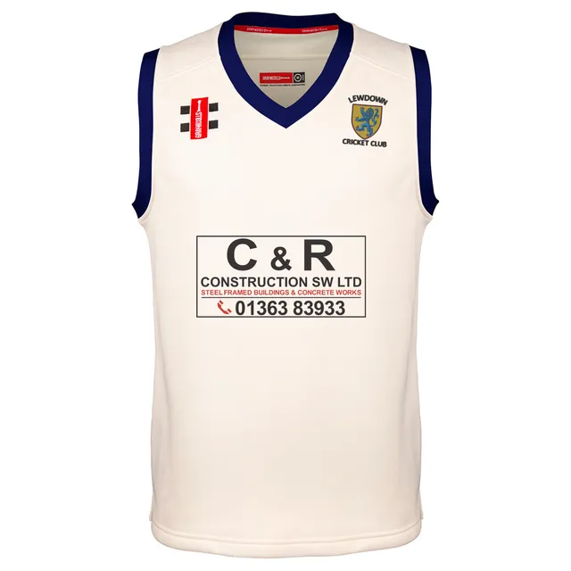 gray-nicolls-lewdown-cc-pro-performance-slipover-match-senior-avorio-blu-navy image 1