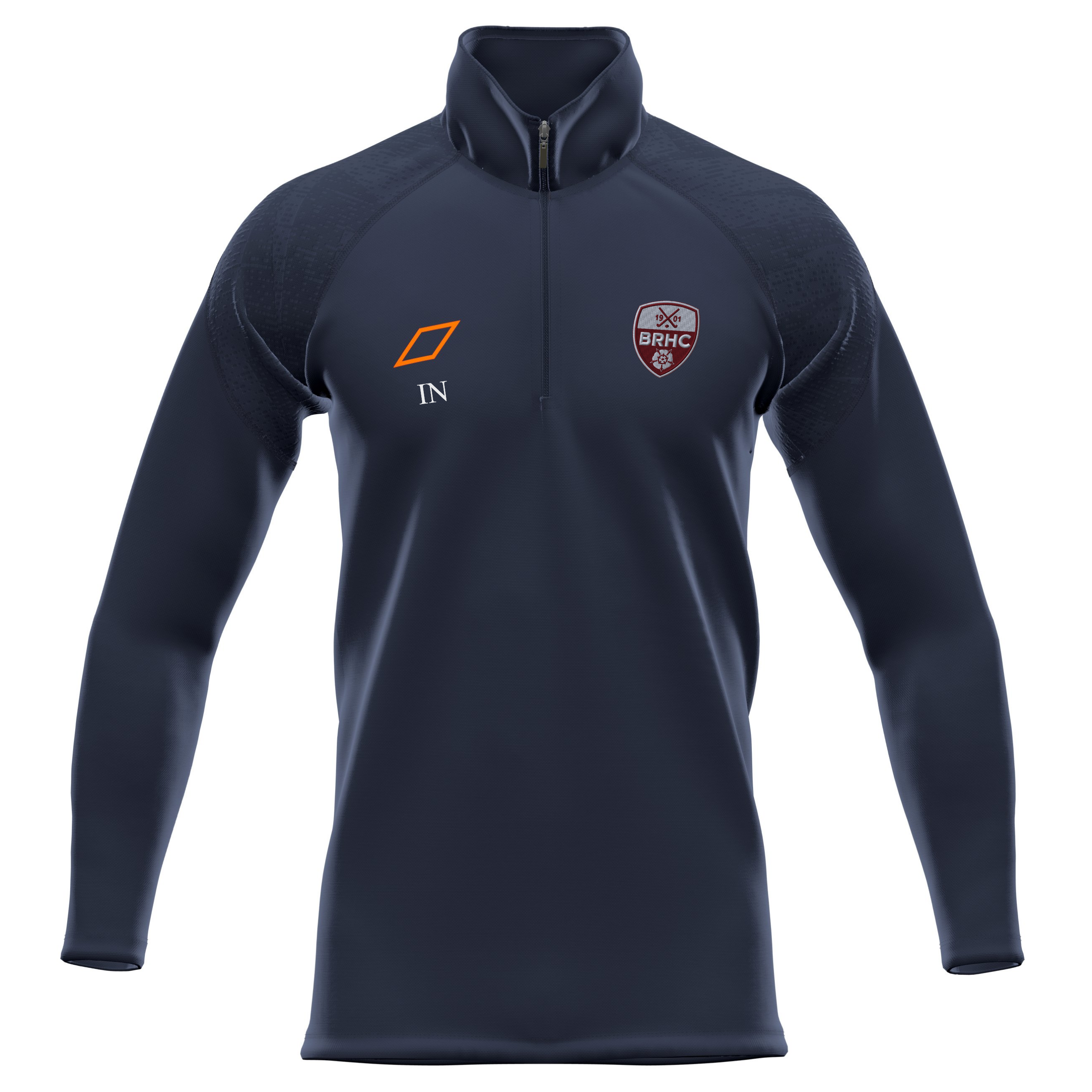 grays-gts-1-4-zip-pile-senior-ben-rhydding-hc-blu-navy image 1