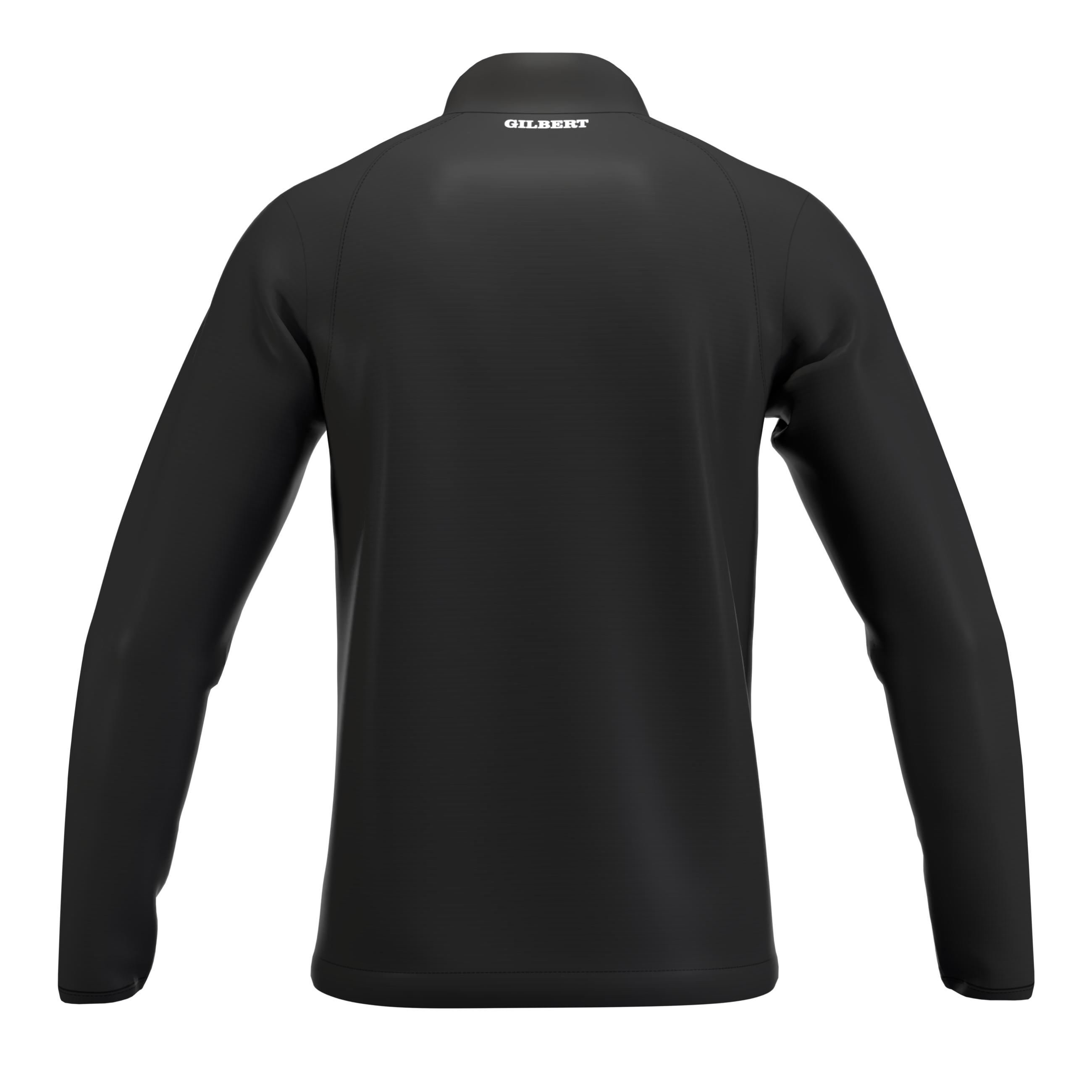 gilbert-rugby-atom-top-riscaldamento-junior-bracknell-rfc-nero image 2