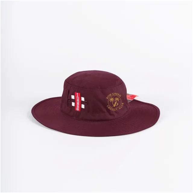gray-nicolls-cappello-sole-cricket-bow-green-cc-senior-bordeaux image 1