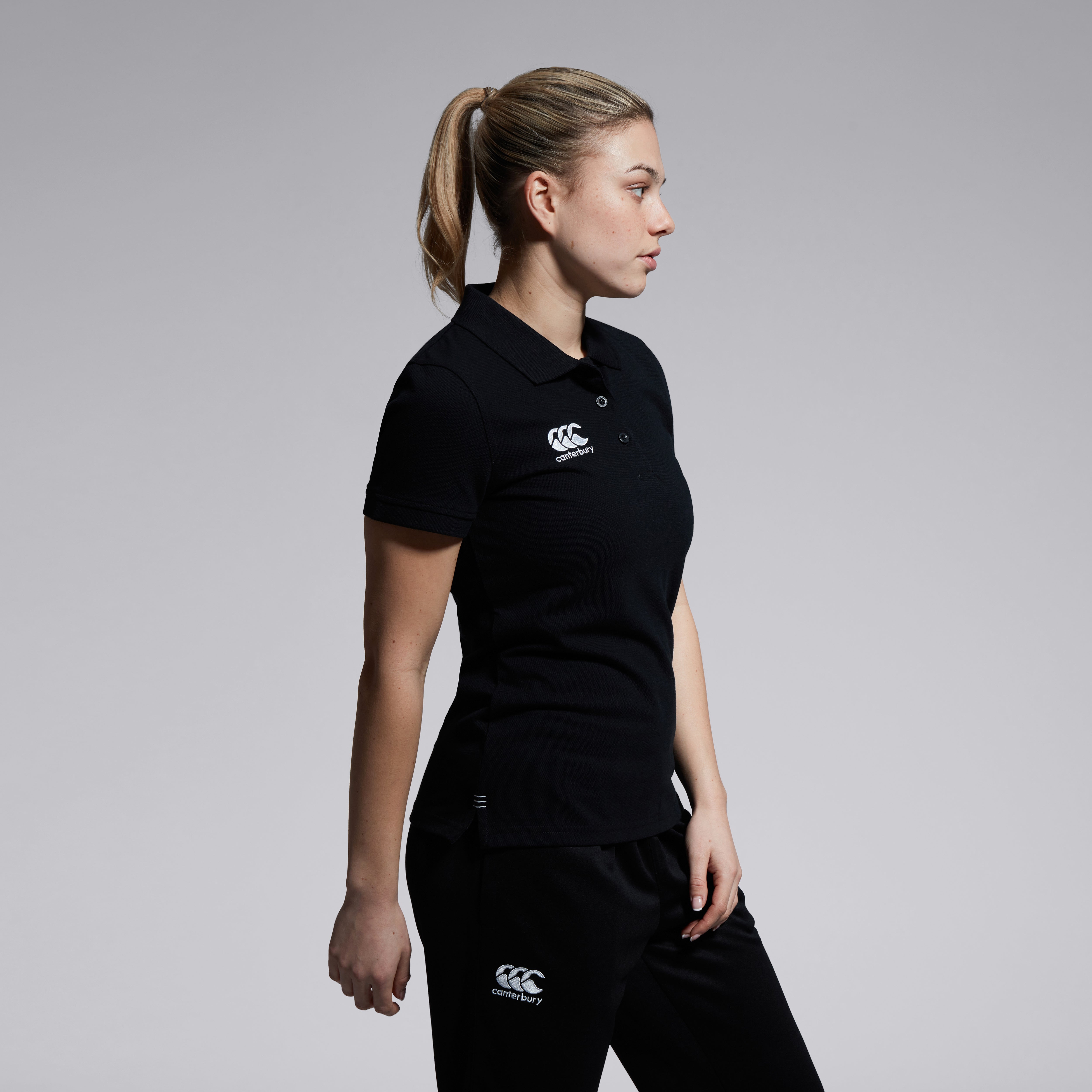 canterbury-waimak-polo-donna-nero image 3