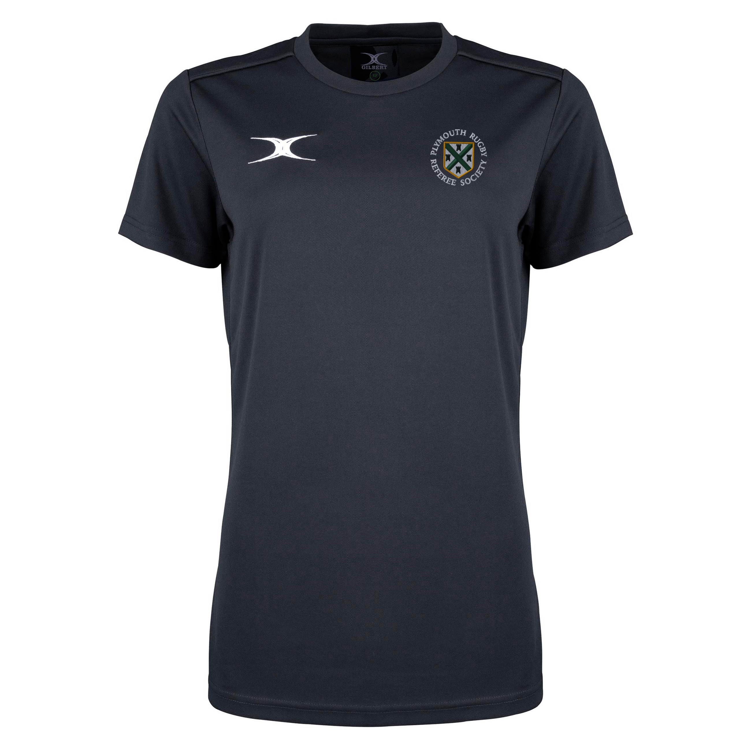gilbert-rugby-plymouth-referee-society-photon-ii-t-shirt-manica-corta-senior-ner image 1