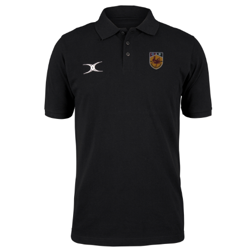 gilbert-rugby-harrogate-rufc-quest-polo-uomo-nero image 1