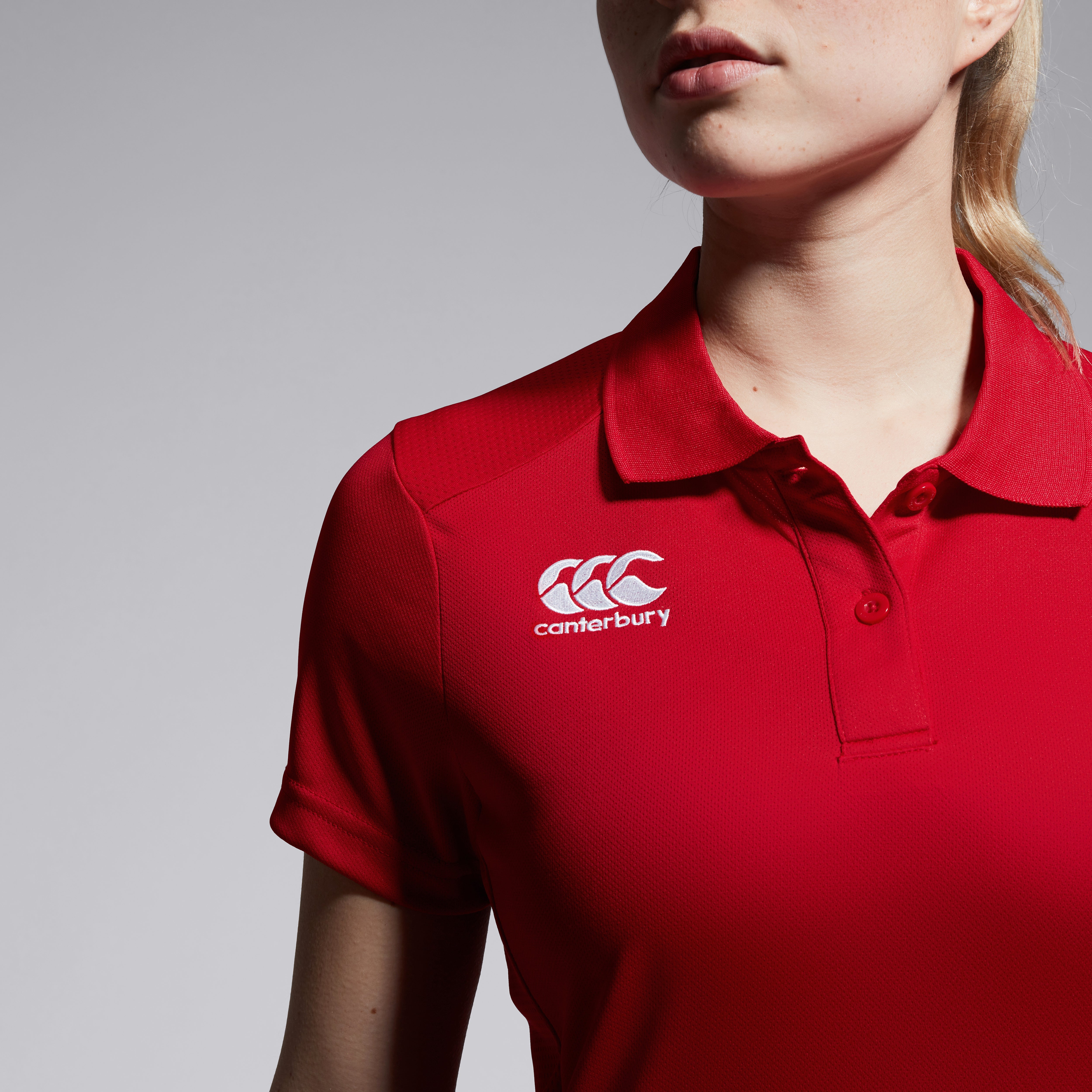 canterbury-club-dry-polo-donna-rossa image 7
