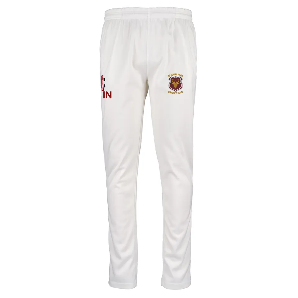 gray-nicolls-matrix-v2-pantaloni-cricket-slim-fit-senior-beaulieu-park-cc-avorio image 1