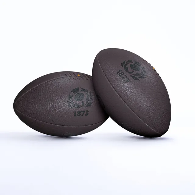 gilbert-rugby-scotland-vintage-ball-pallone-rugby-in-pelle-misura-5 image 1