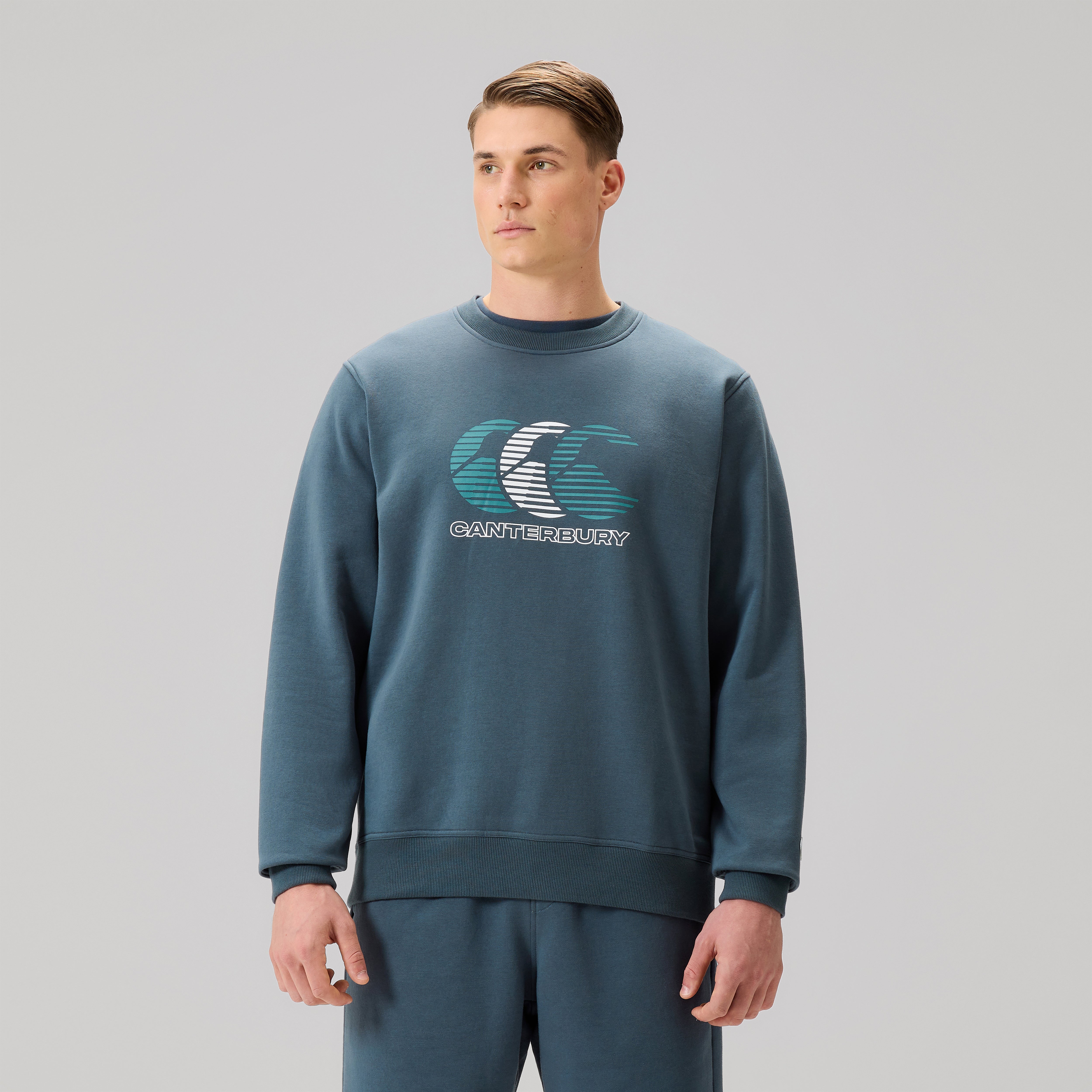 canterbury-everyday-crew-sweatshirt-uomo-felpa-girocollo-grigia image 3