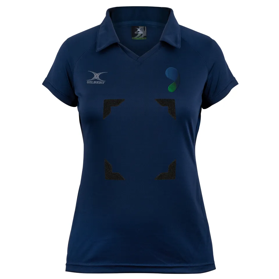 gilbert-rugby-eclipse-maglia-donna-manica-corta-blu-navy-walderslade-greenacre image 1