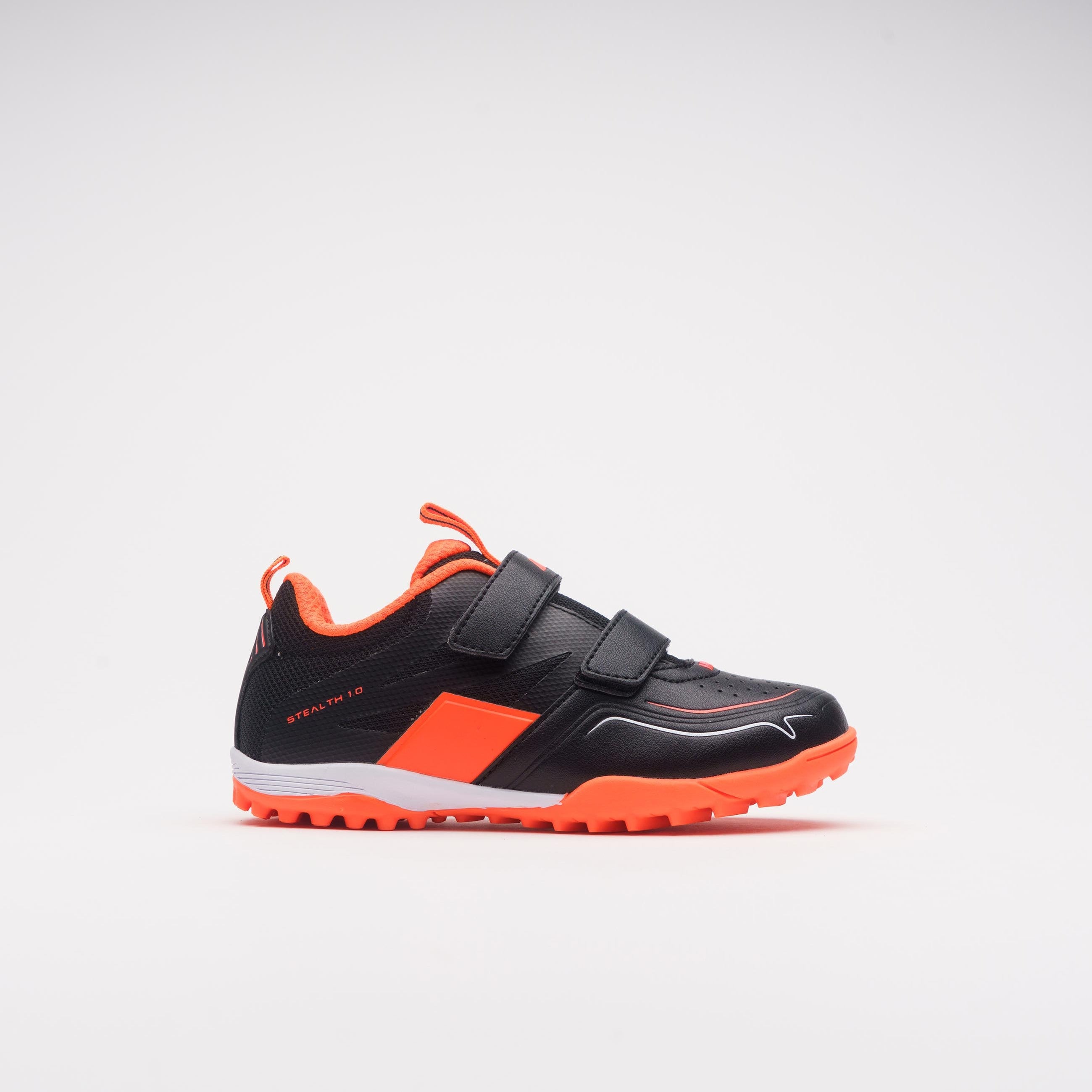 grays-stealth-mini-scarpa-da-hockey-bambino-nero-arancio image 3