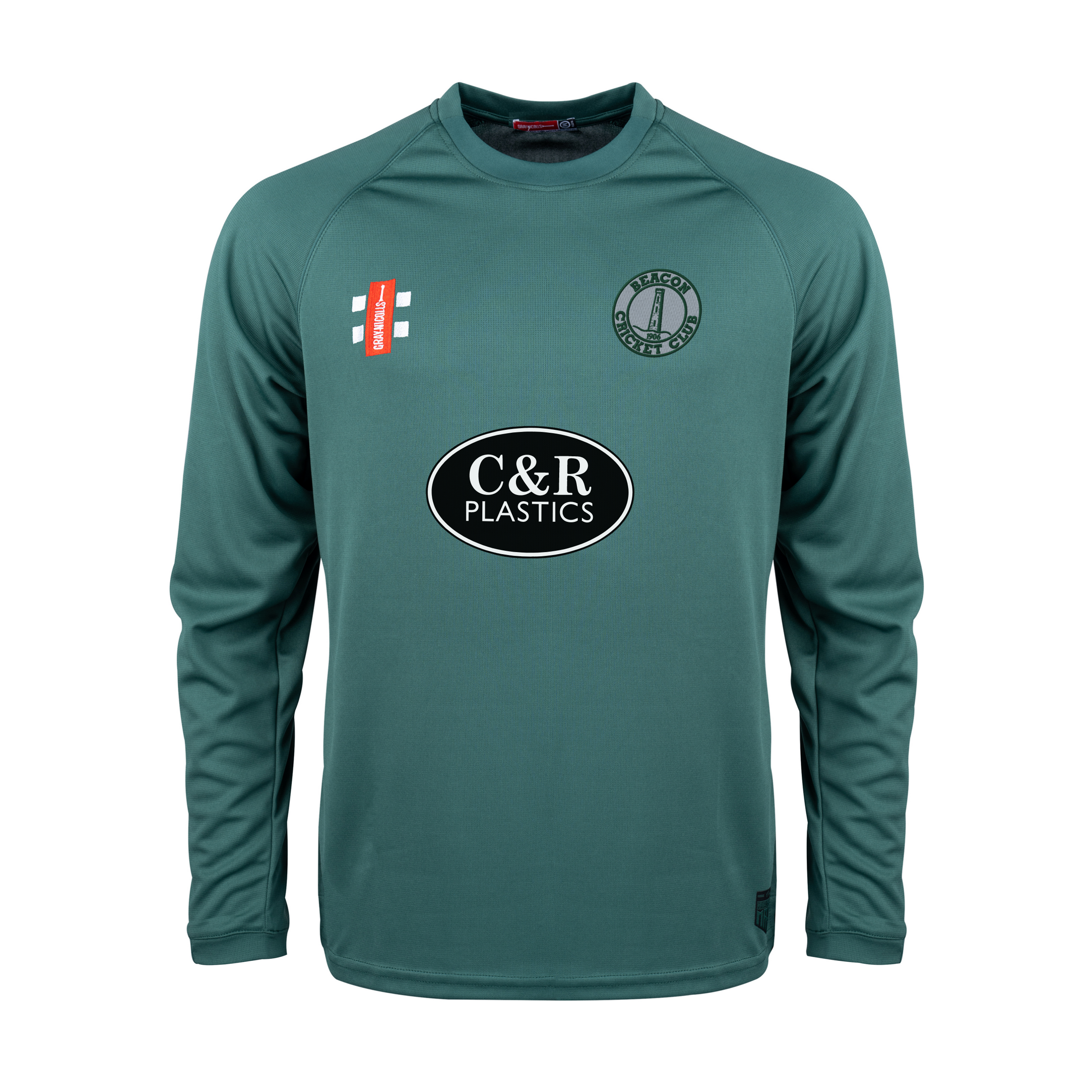 gray-nicolls-beacon-cc-donna-maglia-matrix-v2-manica-lunga-verde image 1