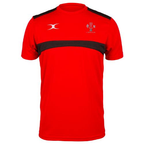 gilbert-rugby-london-society-referees-photon-t-shirt-rosso-nero-adulto image 1