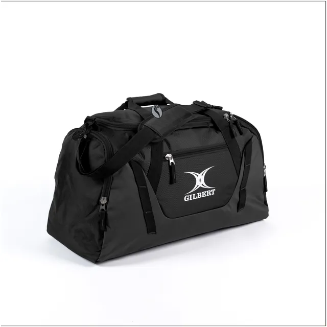gilbert-rugby-club-holdall-v4-borsone-senior-nero-nero-rugga-coffee image 1