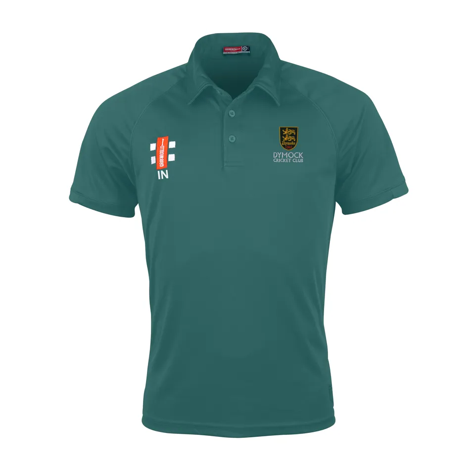gray-nicolls-dymock-cc-junior-matrix-v2-polo-manica-corta-verde image 1