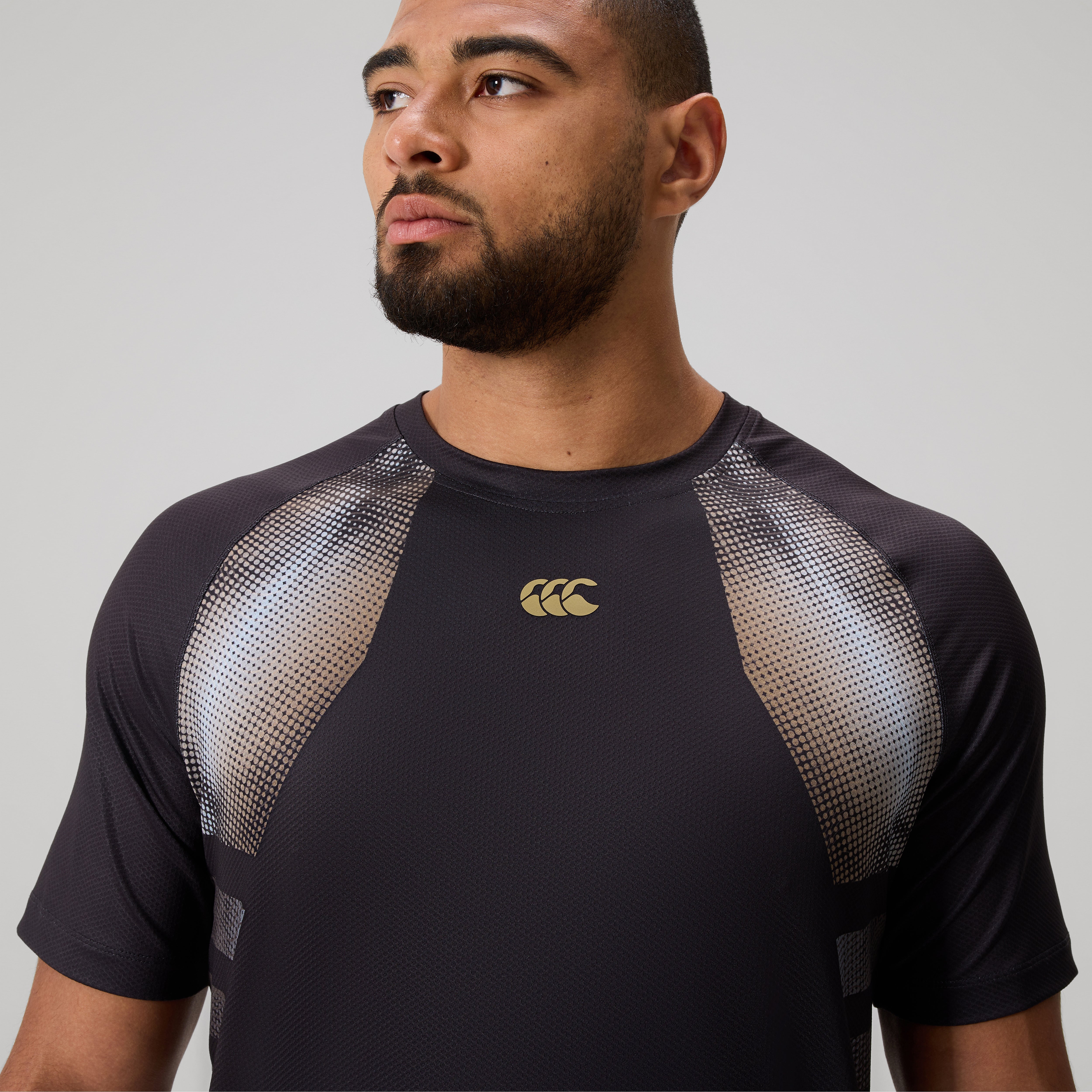 canterbury-tempo-t-shirt-allenamento-uomo-nero image 7