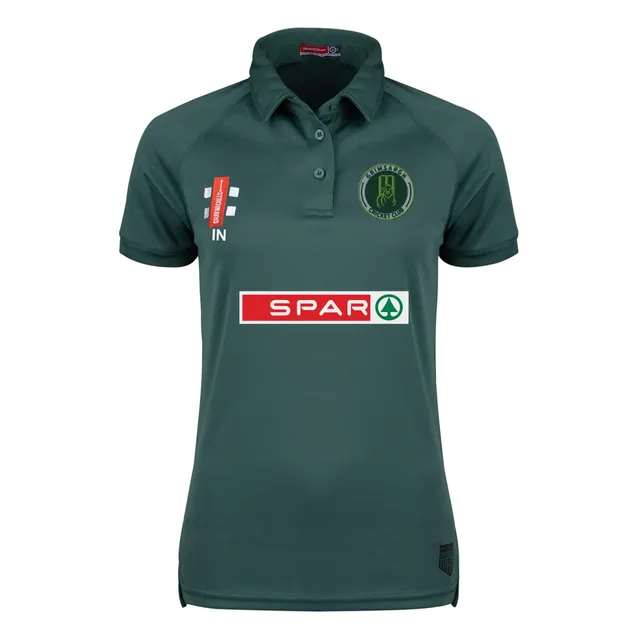 gray-nicolls-grimsargh-cricket-club-donna-matrix-v2-polo-manica-corta-verde image 1