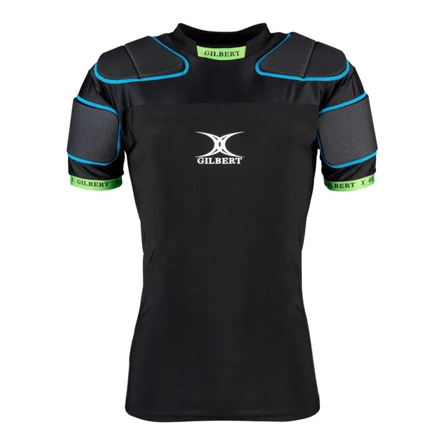 gilbert-rugby-xp100-body-armour-junior-unisex-nero-blu image 1