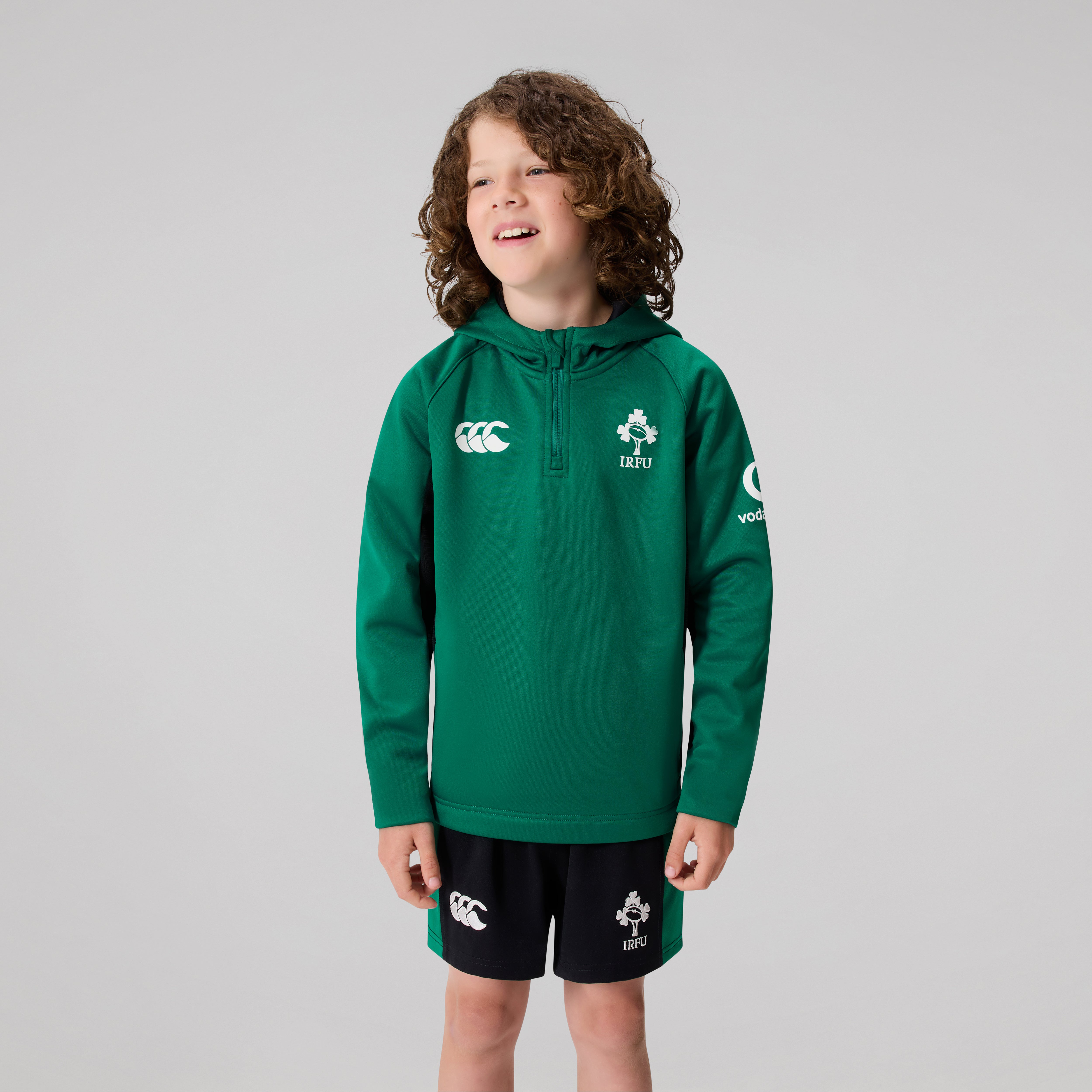 canterbury-ireland-zip-training-hoody-junior-verde-felpa-allenamento image 1