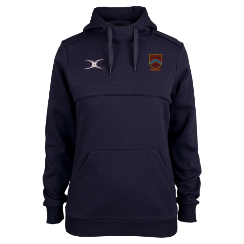 gilbert-rugby-photon-felpa-con-cappuccio-donna-crawley-rfc-blu-navy-scuro image 1