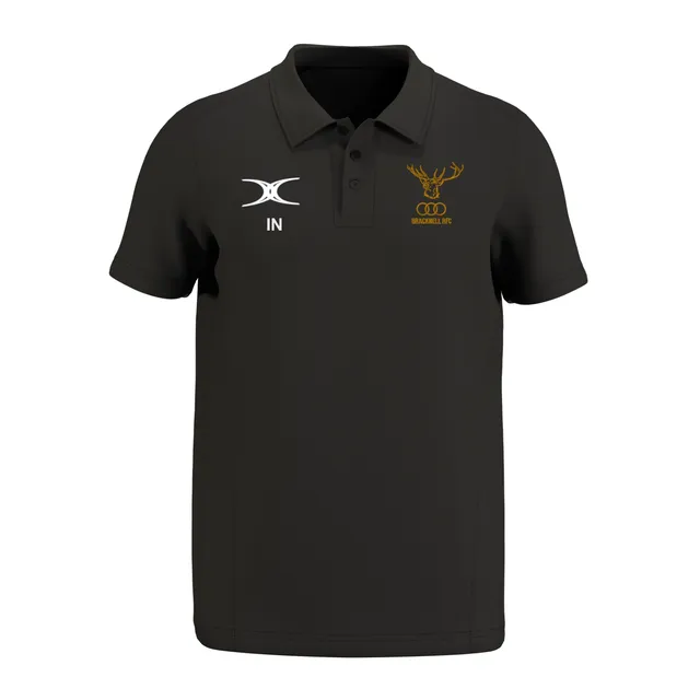 gilbert-rugby-bracknell-rfc-junior-polo-manica-corta-atom-nera image 1