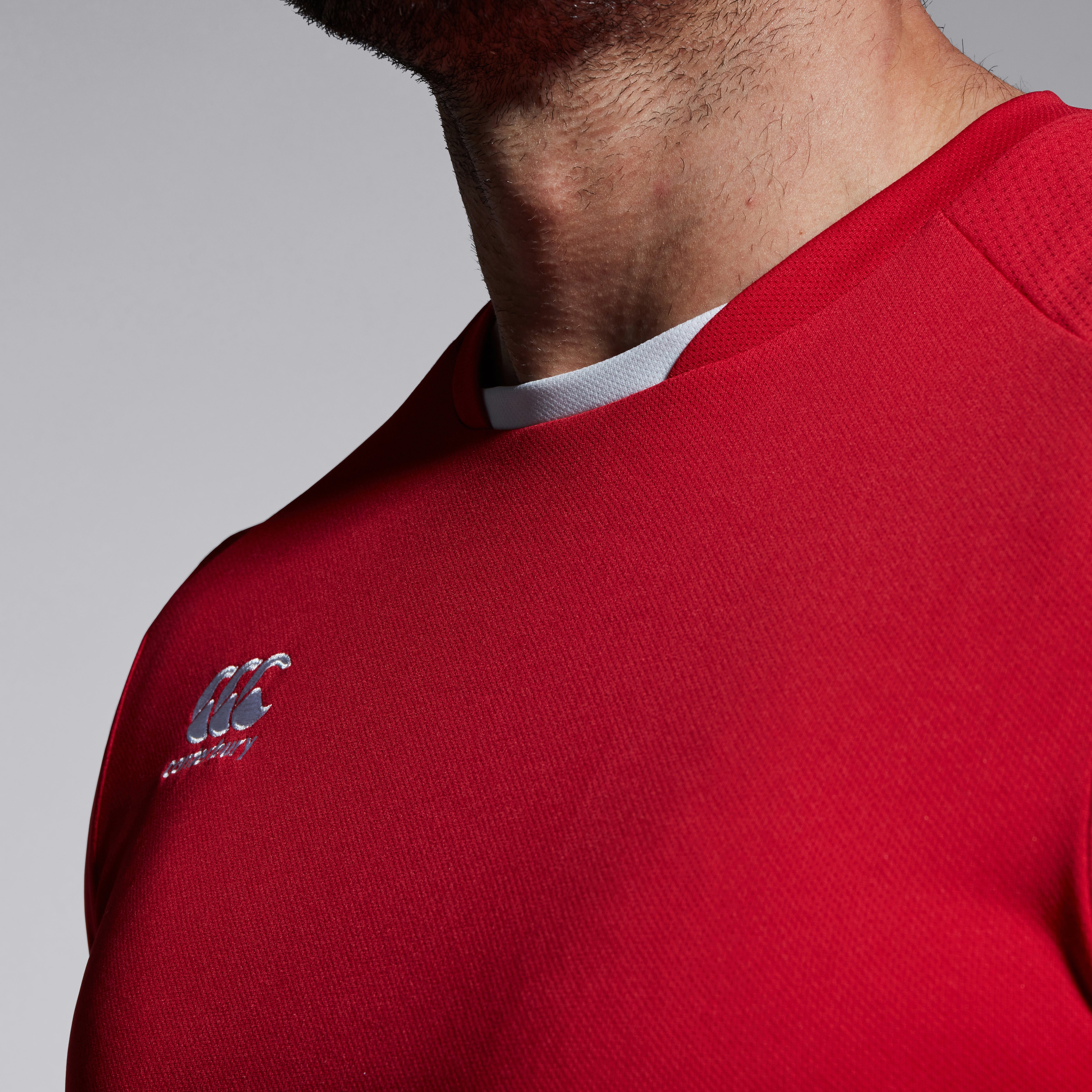 canterbury-club-dry-tee-uomo-rossa-maglietta-tecnica image 5
