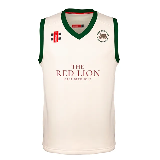 gray-nicolls-east-bergholt-cc-bambino-gilet-pro-performance-avorio-verde image 1