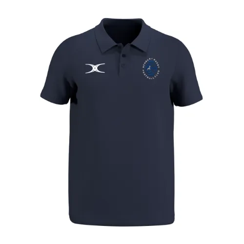 gilbert-rugby-newbury-rfc-atom-polo-junior-manica-corta-blu-navy-scuro image 1
