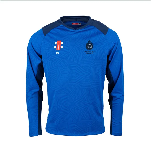 gray-nicolls-pro-performance-v2-maglia-cricket-manica-lunga-junior-middlesex-cag image 1