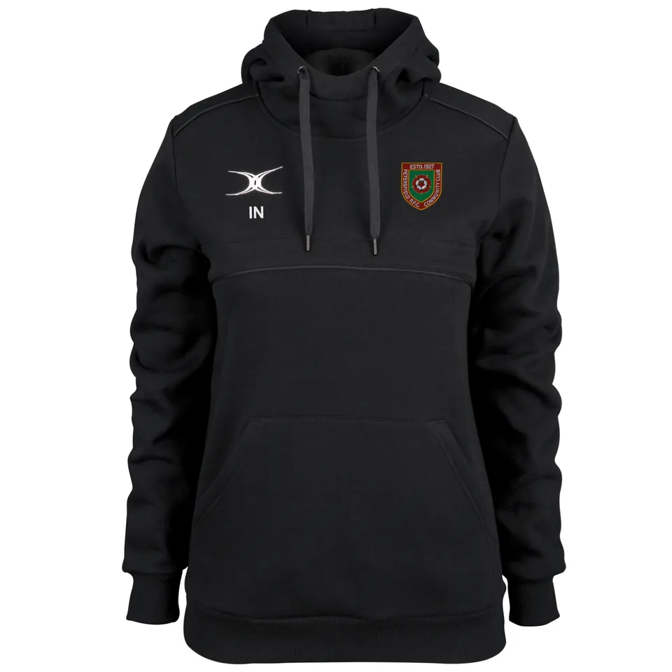 gilbert-rugby-petersfield-rfc-photon-felpa-hoodie-nera-ragazza image 1