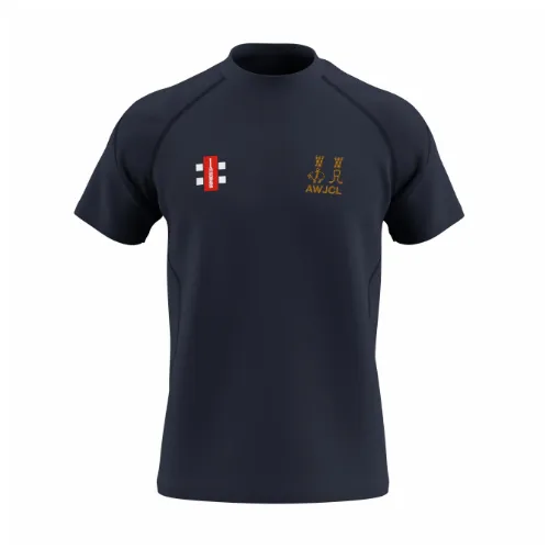 gray-nicolls-aire-wharfe-junior-cl-gts-t-shirt-manica-corta-blu-navy-senior image 1
