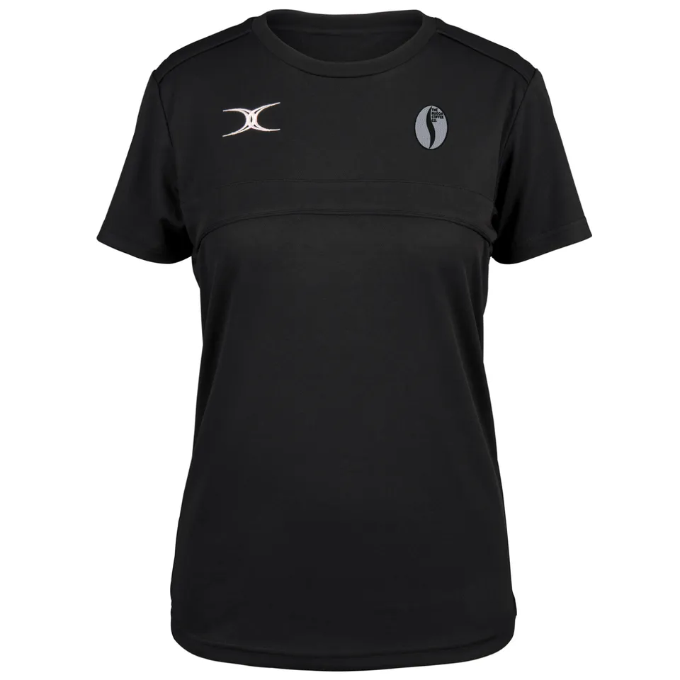 gilbert-rugby-rugga-coffee-photon-ii-t-shirt-donna-manica-corta-nero image 1