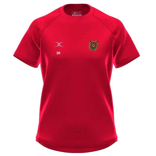 gilbert-rugby-petersfield-rfc-gts-t-shirt-manica-corta-donna-rosso image 1