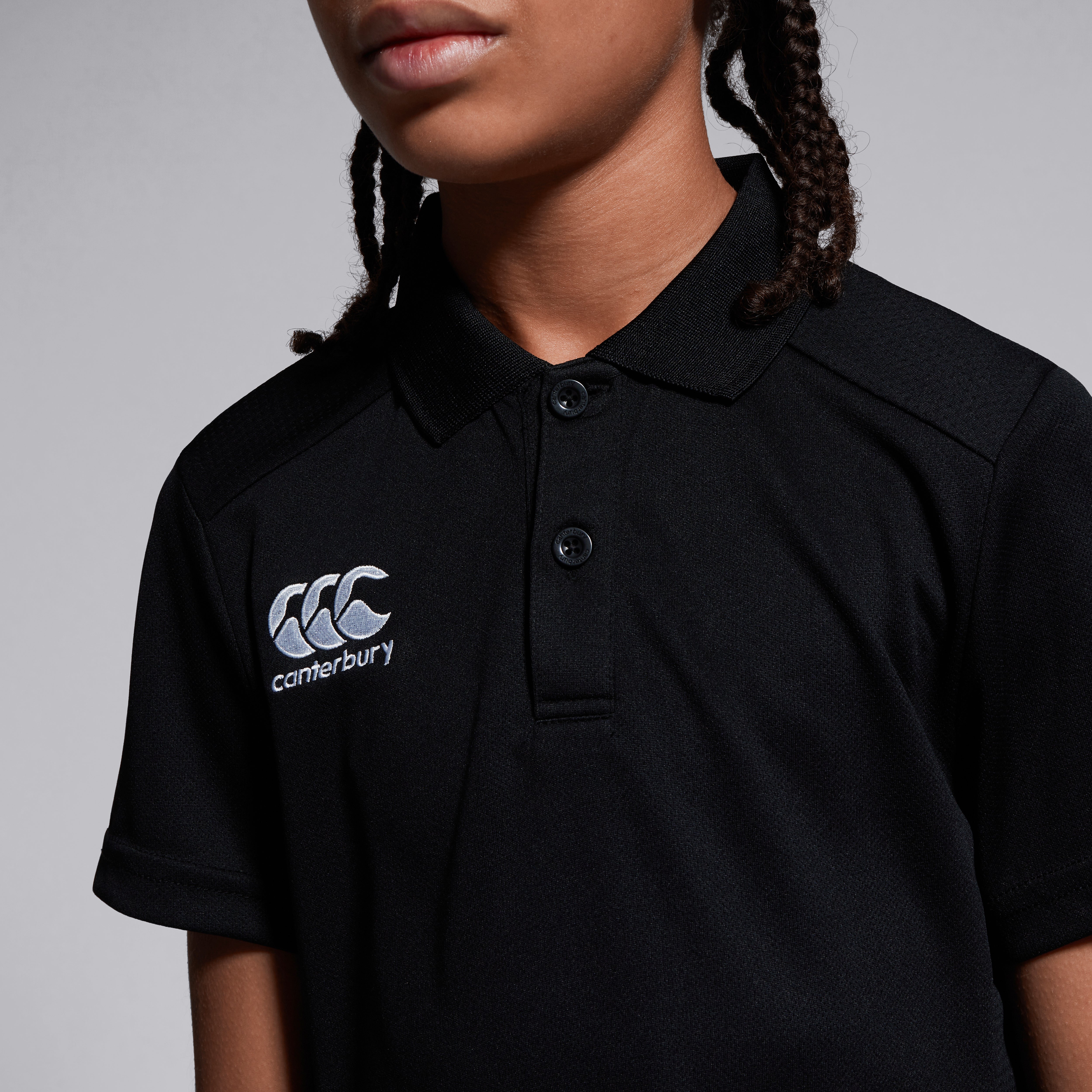 canterbury-club-dry-polo-junior-unisex-nero image 7