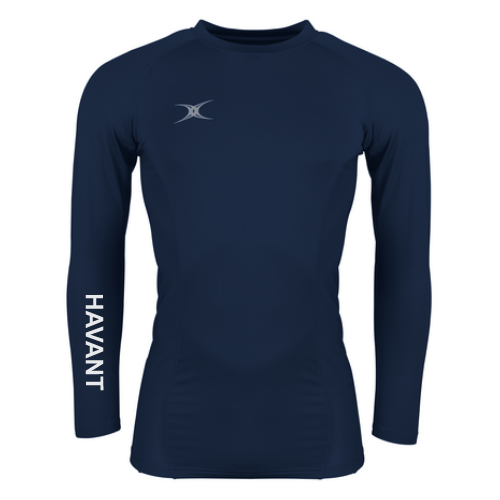 grays-havant-hc-atomic-x-ii-baselayer-top-uomo-blu-navy-maglia-termica-rugby-hoc image 1