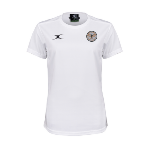 gilbert-rugby-photon-ii-t-shirt-donna-manica-corta-nottingham-medics-tennis-bian image 1