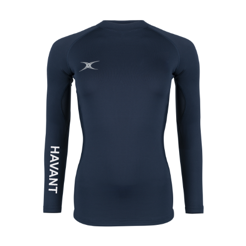 gilbert-rugby-havant-rfc-donna-atomic-ii-top-baselayer-blu-navy-scuro image 1