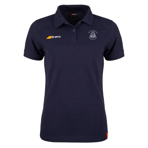 grays-south-saxons-tangent-polo-donna-blu-navy-in-cotone-organico image 1
