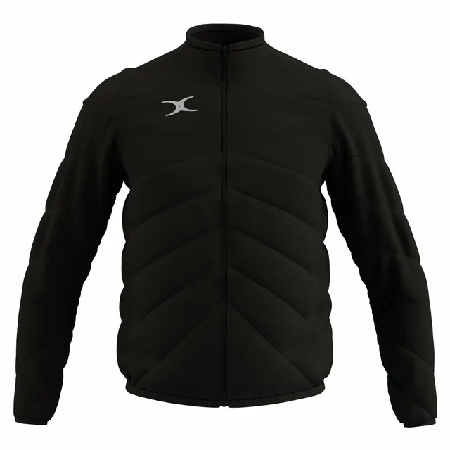 gilbert-rugby-gts-giacca-full-zip-uomo-nero-blu-navy image 1