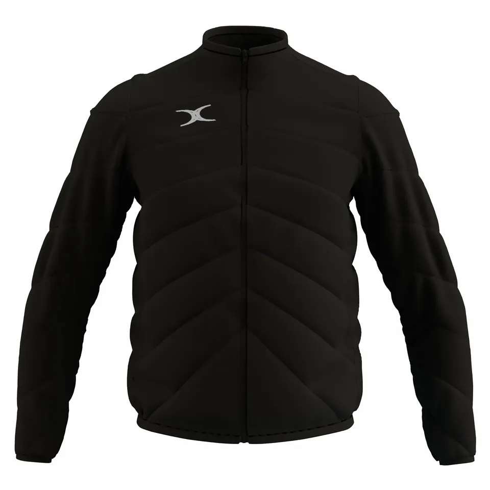 gilbert-rugby-gts-giacca-full-zip-uomo-nero-blu-navy image 1