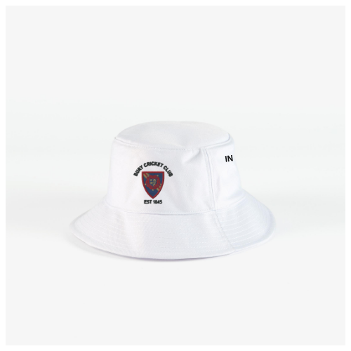 gray-nicolls-bury-cc-senior-white-bucket-hat-cappello-cricket-adulto image 1