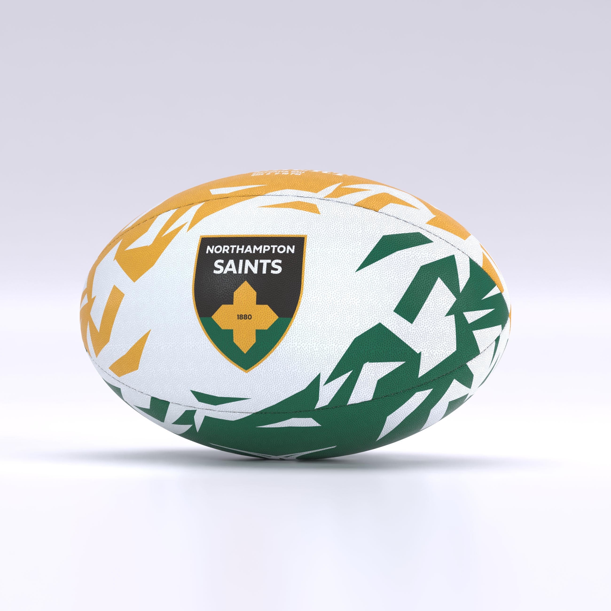 gilbert-rugby-northampton-saints-supporter-ball-pallone-misura-4-5 image 2