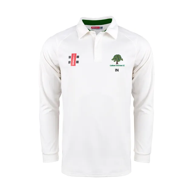 gray-nicolls-pro-performance-v2-maglia-cricket-manica-lunga-senior-avorio-verde--2 image 1