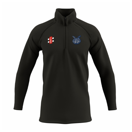 gray-nicolls-gts-laughton-cc-senior-pile-nero-1-4-zip image 1