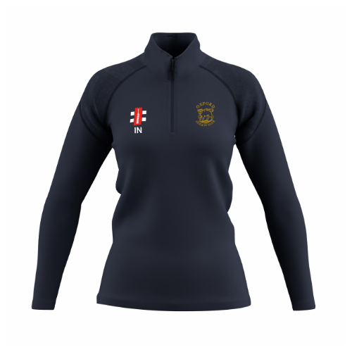 gray-nicolls-gts-pile-1-4-zip-donna-oxford-cc-dark-navy image 1