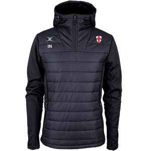 gilbert-rugby-rye-rugby-club-pro-active-felpa-quarter-zip-nera-adulto image 1
