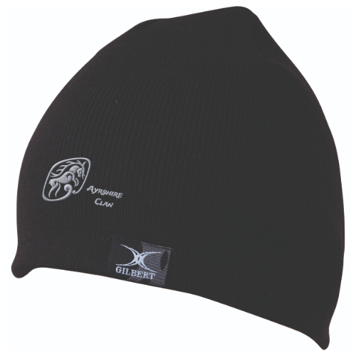 gilbert-rugby-ayrshire-clan-rfc-berretto-beanie-nero-adulto image 1